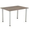 TC One Fraction Plus Rectangular Meeting Table - 1200 x 800mm - Grey Oak