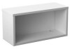 TC Reception Modular Straight Top Hutch Unit - 800 x 320mm - White