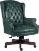 Teknik Large Bonded Leather Executive Chair - Green