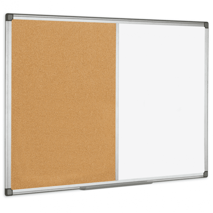 Gopak Combi White Board & Pin Board - W900 x H600mm