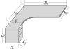 Dams Maestro 25 Corner Desk with Twin Cantilever Legs - 1600 x 1200mm & Desk High Pedestal