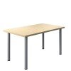TC One Fraction Plus Rectangular Meeting Table - 1400 x 800mm - Maple