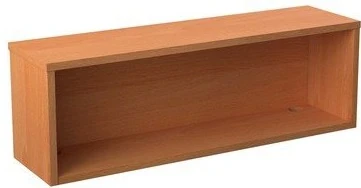 TC Reception Modular Straight Top Hutch Unit - 1200 x 320mm - Beech