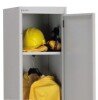 Bisley lockers with 4 doors 305mm deep - Grey