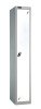 Probe Single Door Single Nest Steel Locker - 1780 x 460 x 460mm - White (RAL 9016)