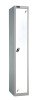 Probe Single Door Single Nest Steel Locker - 1780 x 305 x 305mm - White (RAL 9016)