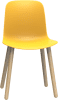 Origin FLUX 4 Leg Wood Classroom Chair - Signal Yellow