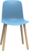 Origin FLUX 4 Leg Wood Classroom Chair - Pastel Blue