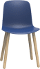 Origin FLUX 4 Leg Wood Classroom Chair - Violet Blue