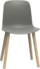 Origin FLUX 4 Leg Wood Classroom Chair - Mouse Grey