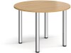 Dams Circular Radial Leg Meeting Table 1000mm