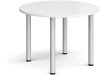 Dams Circular Radial Leg Meeting Table 1000mm