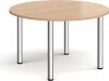 Dams Circular Radial Leg Meeting Table 1200mm