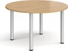 Dams Circular Radial Leg Meeting Table 1200mm