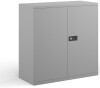 Bisley Contract Steel Cupboard with 1 Shelf - Grey