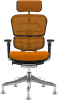 Comfort Ergohuman 2010 Mesh Ergonomic Chair with Headrest - Orange