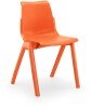 Hille Ergostak All-plastic Chair - Age 11 - Orange