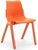 Hille Ergostak All-plastic Chair - Age 14 - Orange