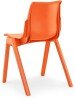 Hille Ergostak All-plastic Chair - Age 14 - Orange