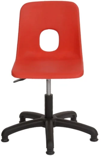 Hille E-Series Adjustable Swivel Chair - Seat Height 360-480mm Senior