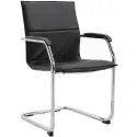 Dams Essen Stackable Faux Leather Cantilever Meeting Room Chair