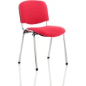 Dynamic ISO Chrome Frame Stacking Conference Chair - Bespoke Fabric