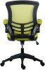 TC Marlos Mesh Back Chair with Folding Arms - Green