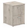 Dynamic Impulse Filing Cabinet - 2 Drawer - Grey Oak