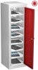 Probe TabBox Single Door 8 Compartment Locker with USB - 1000 x 305 x 370mm - Red (Similar to BS 04 E53)