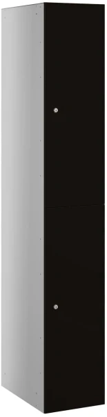 Probe BuzzBox Two Compartment Satin Effect Locker - 1780 x 380 x 390mm - Anthracite