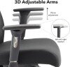 Dams Gemini Task Chair with Adjustable Arms