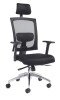 Dams Gemini Task Chair with Adjustable Arms and Headrest