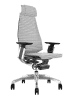 Comfort Genidia Mesh Chair with Headrest - White (12 Weeks)