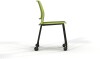 KI Grafton 4 Leg Chair - Castors - Grass Green