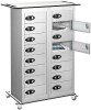 Probe TabBox 16 Compartment Trolley with Standard Plug - 1050 x 800 x 370mm - White (RAL 9016)
