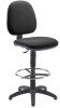 TC Zoom Mid Back Factory Fixed Chair - Charcoal