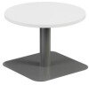 TC One Contract Low Table 600mm Diameter - White