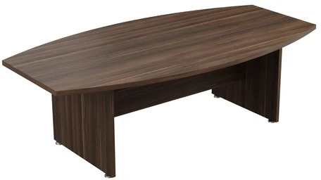 TC Regent Executive Boardroom Table 2400 x 1250mm - Dark Walnut (8-10 Week lead time)