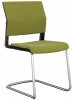 Elite i-sit Upholstered Cantilever Meeting Chair with Chrome Frame