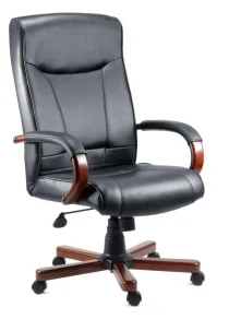 Teknik Kingston Bonded Leather Executive Chair - Mahogany