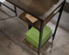 Teknik Industrial Style L-Shaped Smoked Oak Home Desk - 1205 x 1194mm