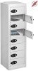 Probe TabBox 8 Compartment Locker - 1000 x 305 x 305mm - White (RAL 9016)
