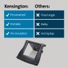Kensington Easy Riser Portable Laptop Cooling Stand 12-17 Inch Black