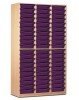 Monarch 60 Shallow Tray Storage Cupboard - Purple