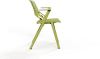 KI Myke 4 Leg Side Chair - Arm Set - Grass Green