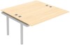Elite Matrix Double Bench with Shared Inset Leg 1400 x 1200mm