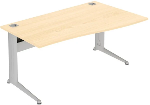 Elite Kassini Single Wave Desk 1600 x 800-600mm