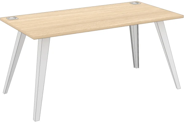 Elite Reflex Rectangular Desk with Straight Legs - 1800mm x 800mm
