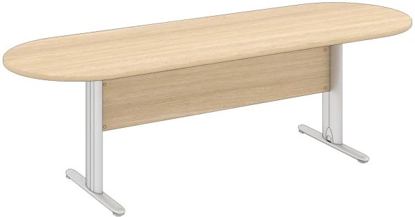 Elite Optima Plus Double D Ended Meeting Table 2600 x 800mm