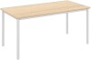 Elite Rectangular Training Table with Circular Legs - 1400 x 600 x 740